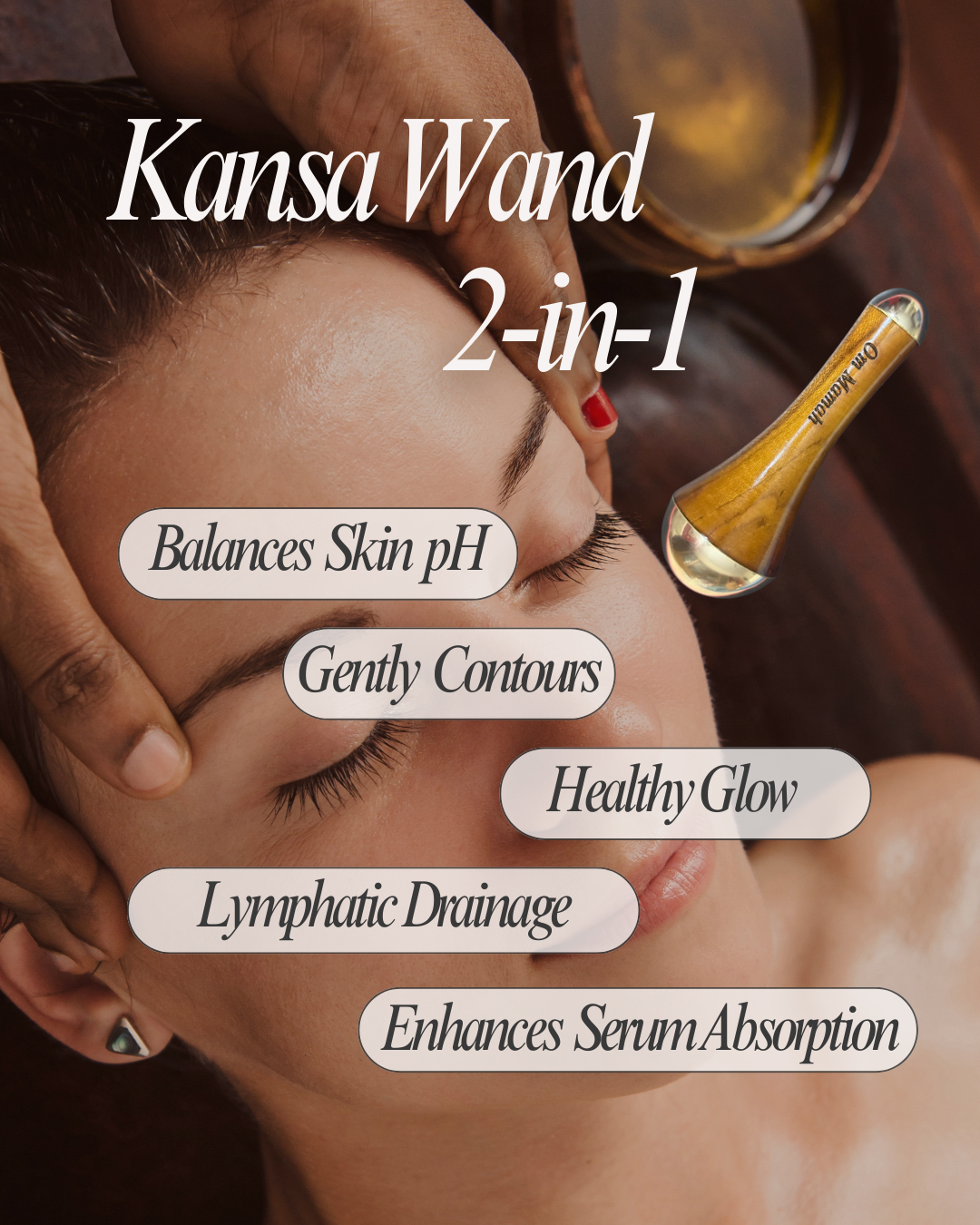 Kansa Wand Ayurvedic 2-in-1 Face & Body Massage - Image 4