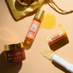 Hydrating and Calming Glow Ritual Set ( Rose & Rice)